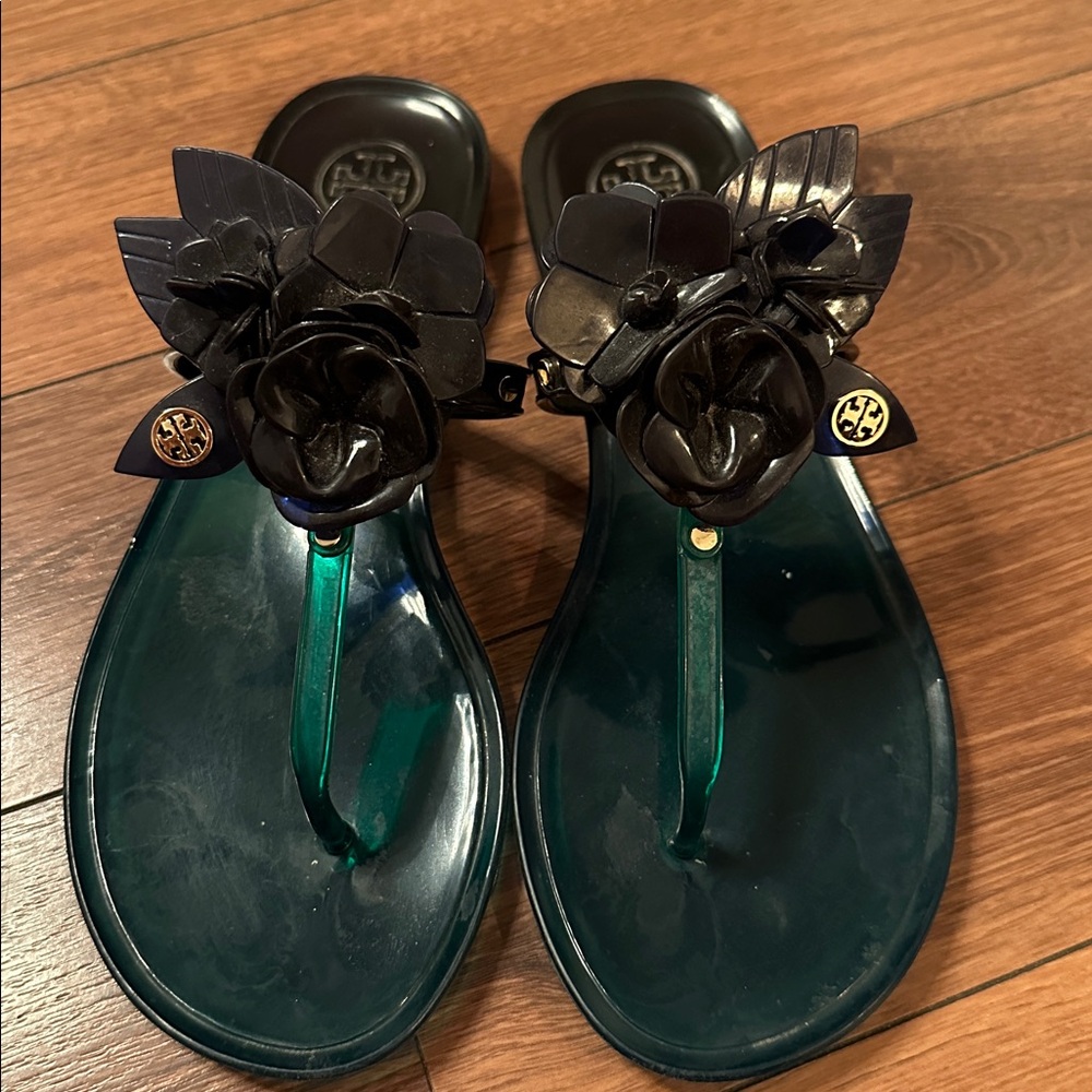 Tory Butch Blossom Jelly Thing Sandal. Size 6 - Picture 3 of 7